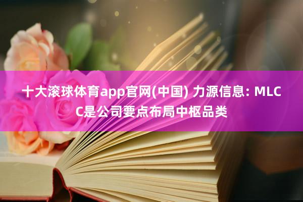十大滚球体育app官网(中国) 力源信息: MLCC是公司要点布局中枢品类